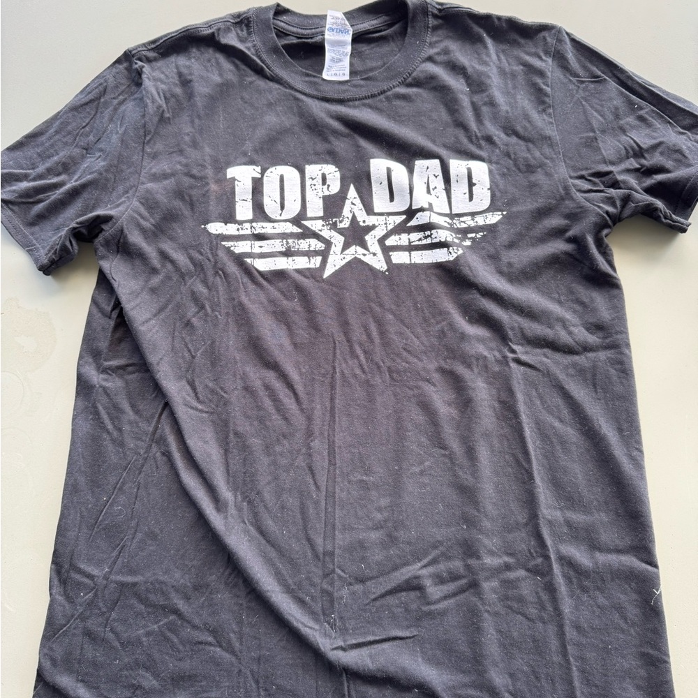 “Top Dad” Black T-shirt